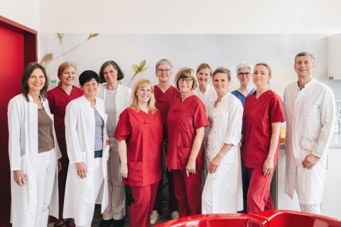 Teamfoto Geburtsklinik Krankenhaus St. Joseph-Stift Dresden