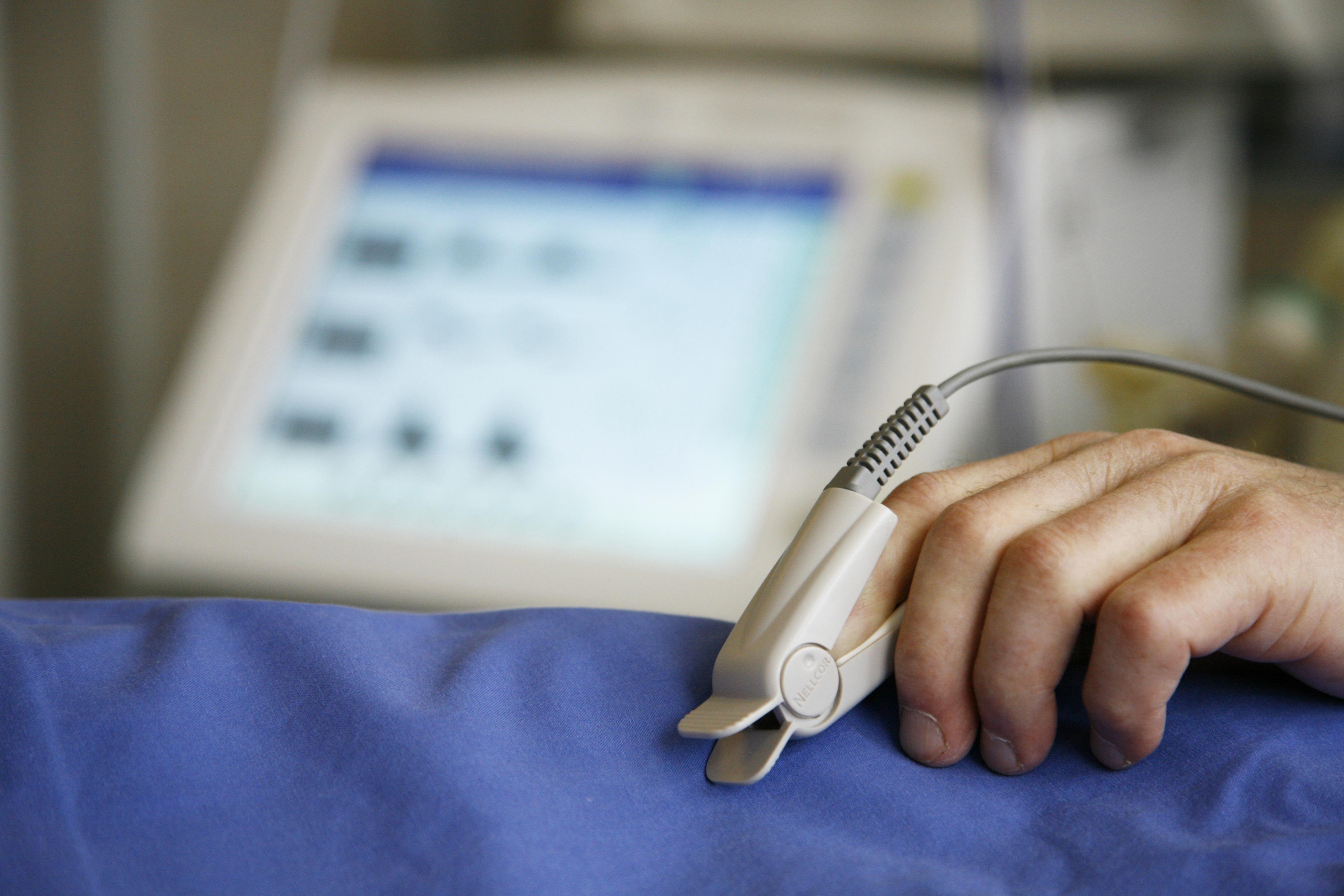 Monitoring eines Patienten unter Narkose in der Anästhesiologie